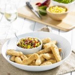 InghamChickenBreastStripsCornSalsa InghamChickenBreastStripsCornSalsa